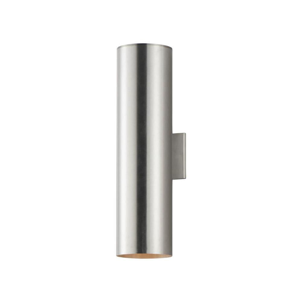 Maxim Lighting 26105AL Outpost 5 Inch Outdoor Wall Lantern – Brushed Aluminum