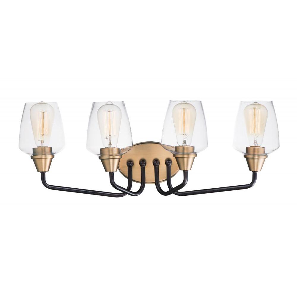 Maxim Lighting 26123CLBZAB Goblet 26.25 Inch Bathroom Vanity - Bronze / Antique Brass