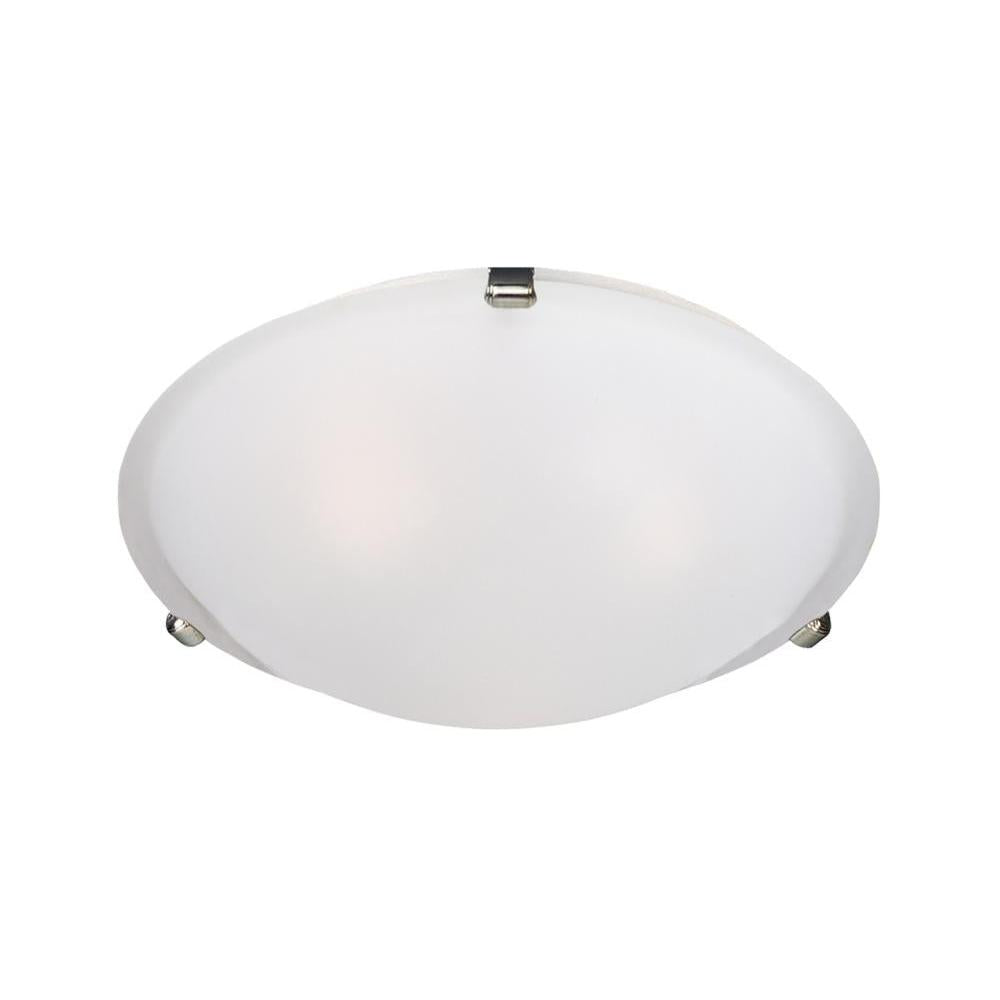 Maxim Lighting 2680FTSN Malaga 12.5 Inch Flush Mount Light – Satin Nickel