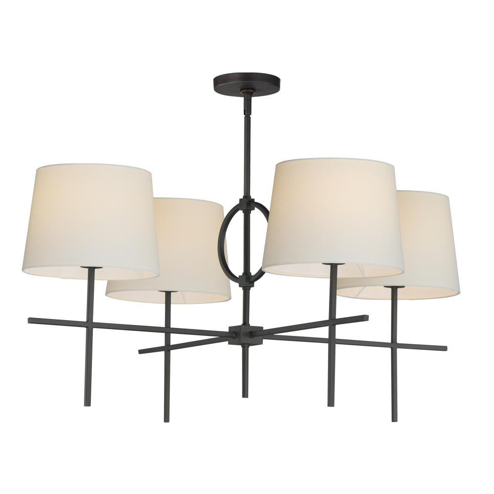 Maxim Lighting 27724OFCHL Paoli 36 Inch Semi Flush Mount Light – Charcoal Bronze