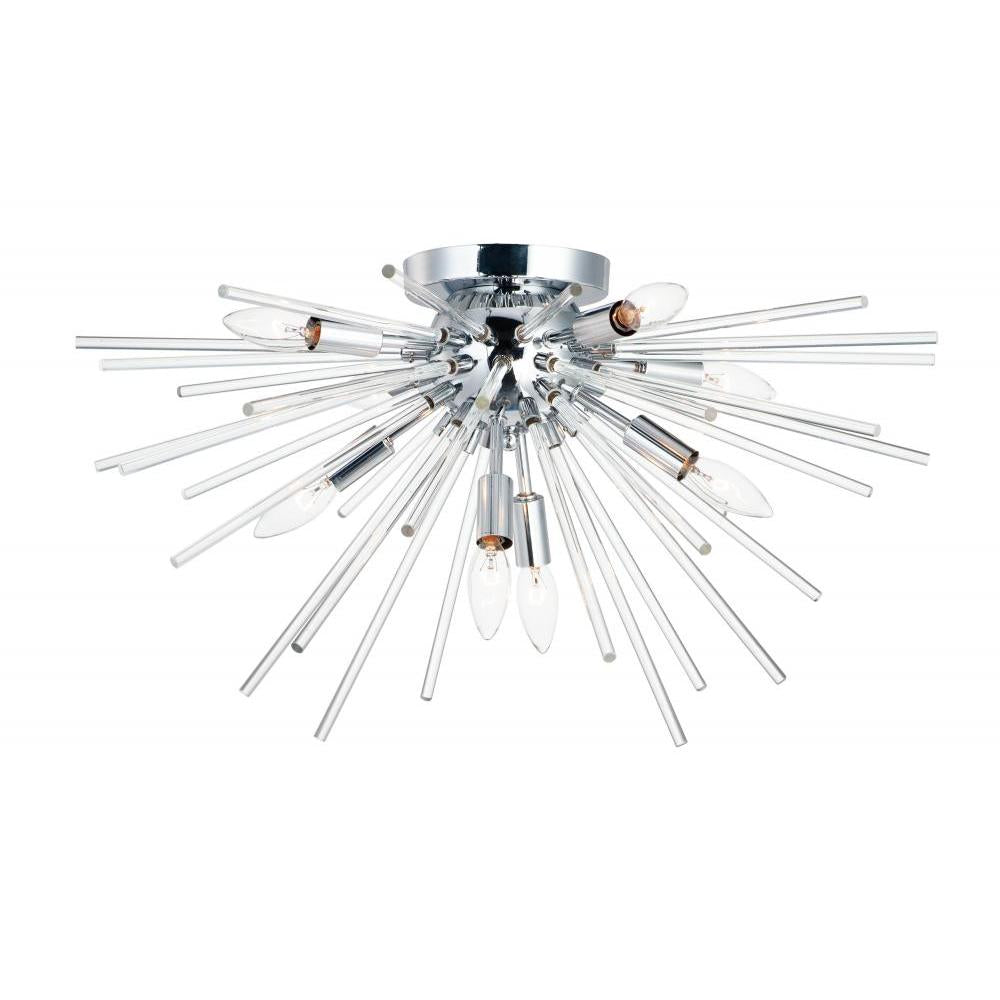 Maxim Lighting 28660CLPC Polaris 25 Inch Flush Mount Light – Polished Chrome