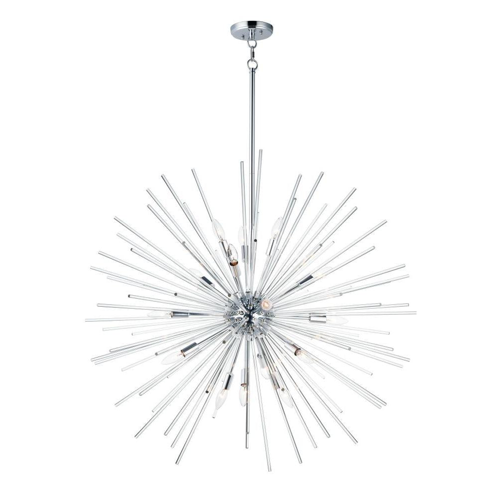 Maxim Lighting 28666CLPC Polaris 40 Inch 16 Light Pendant – Polished Chrome