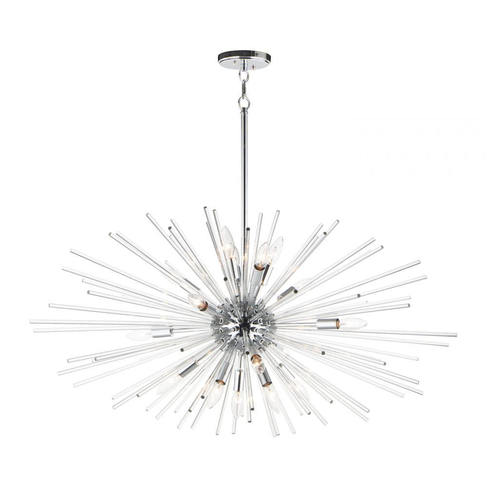 Maxim Lighting 28668CLPC Polaris 40 Inch 16 Light Pendant – Polished Chrome