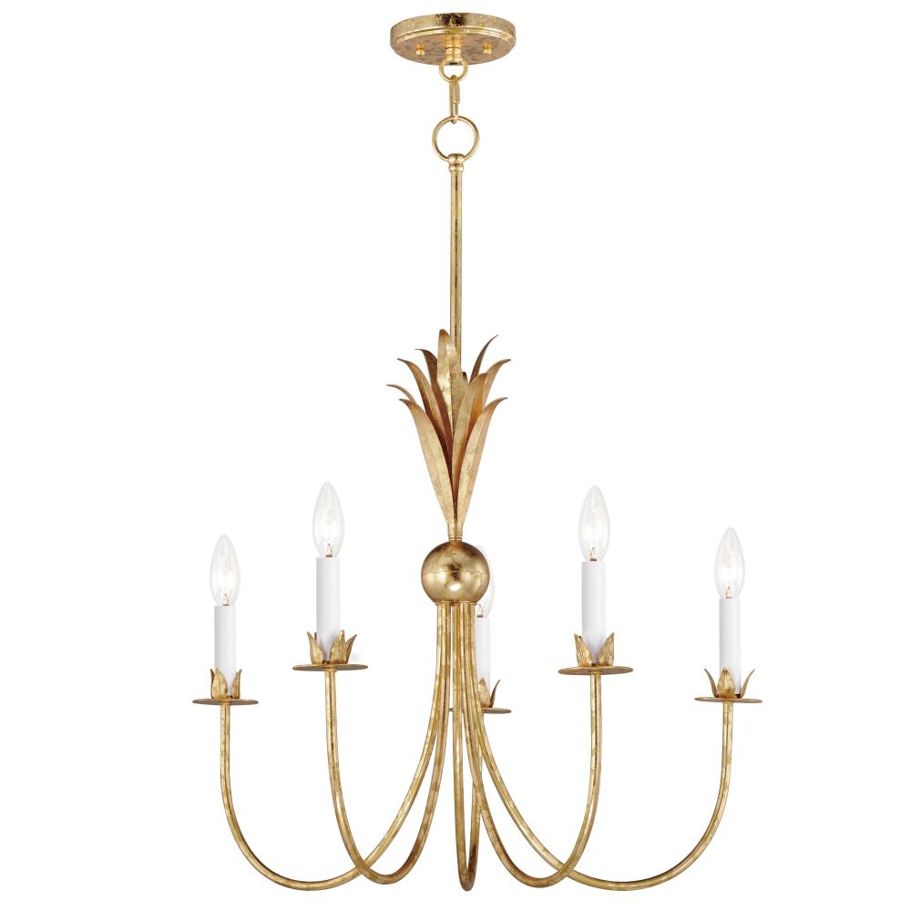 Maxim Lighting 2885GL Paloma 26 Inch Chandelier – Gold Leaf