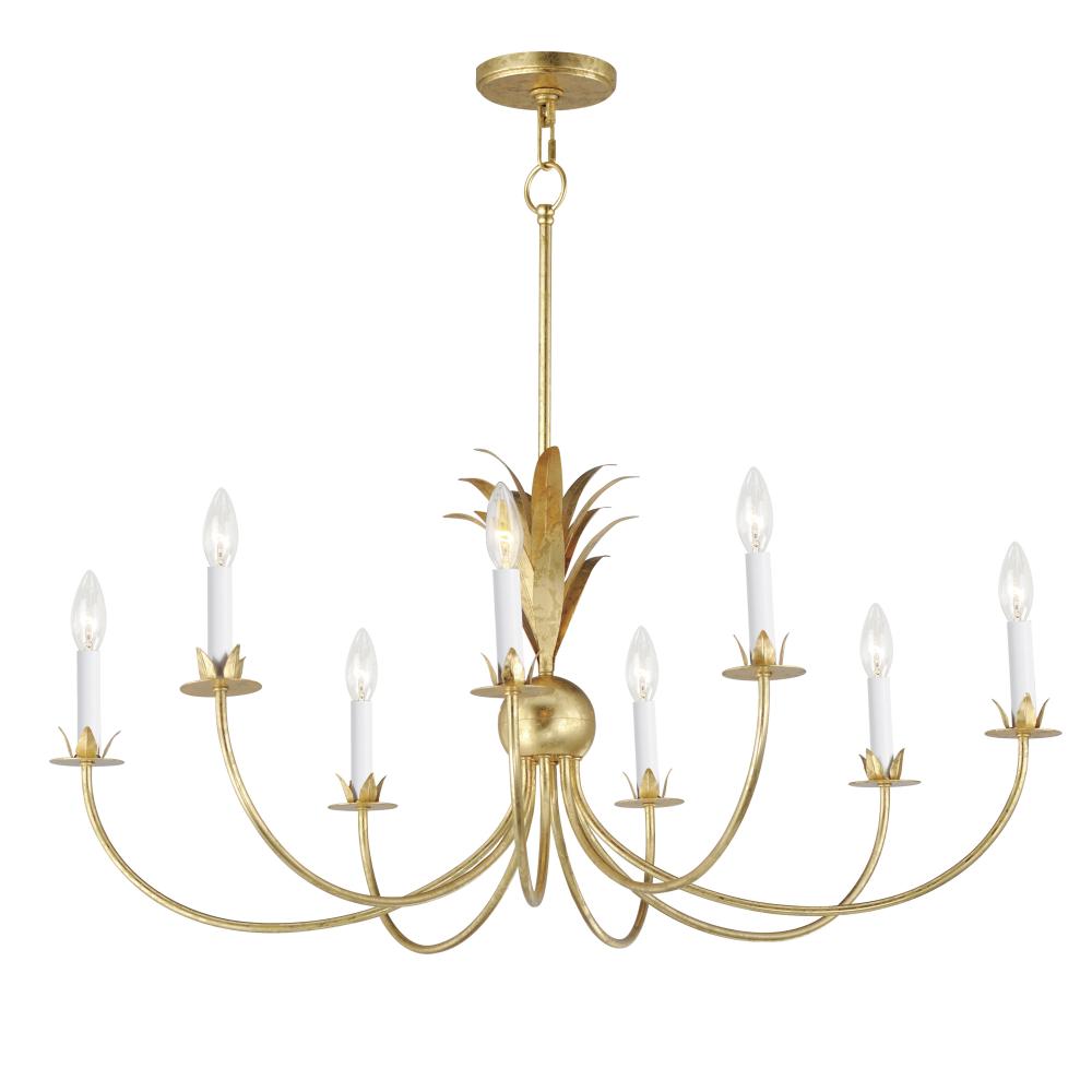 Maxim Lighting 2888GL Paloma 36 Inch Chandelier – Gold Leaf