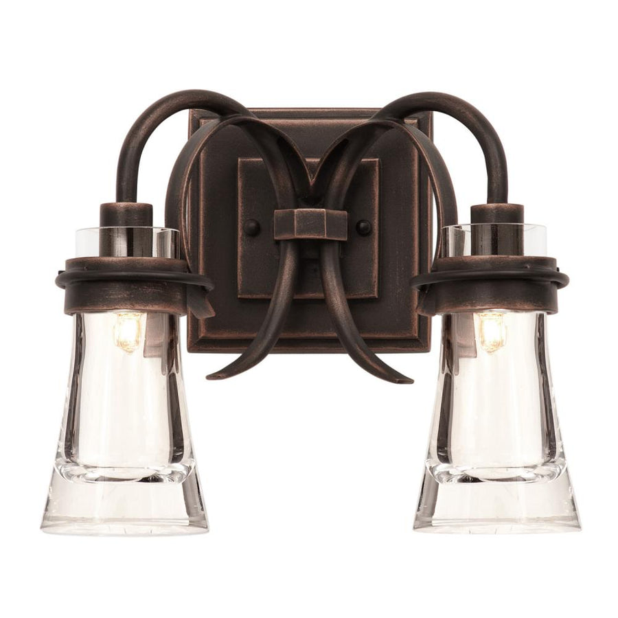 Dover 13 Inch Bath Vanity Light – Antique Copper – 2912AC