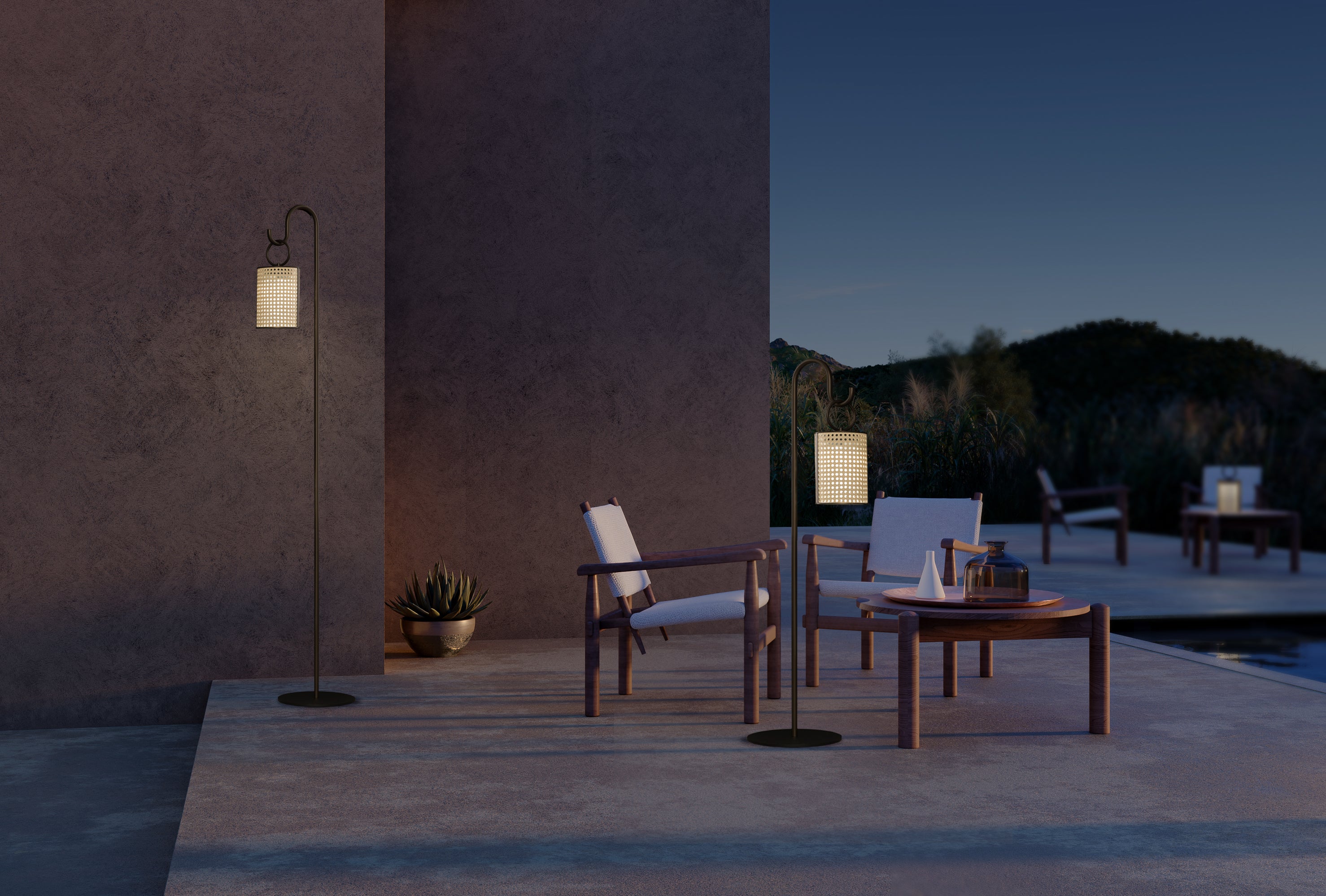 Clara 1800 Inch Bollard Light | Contardi Lighting