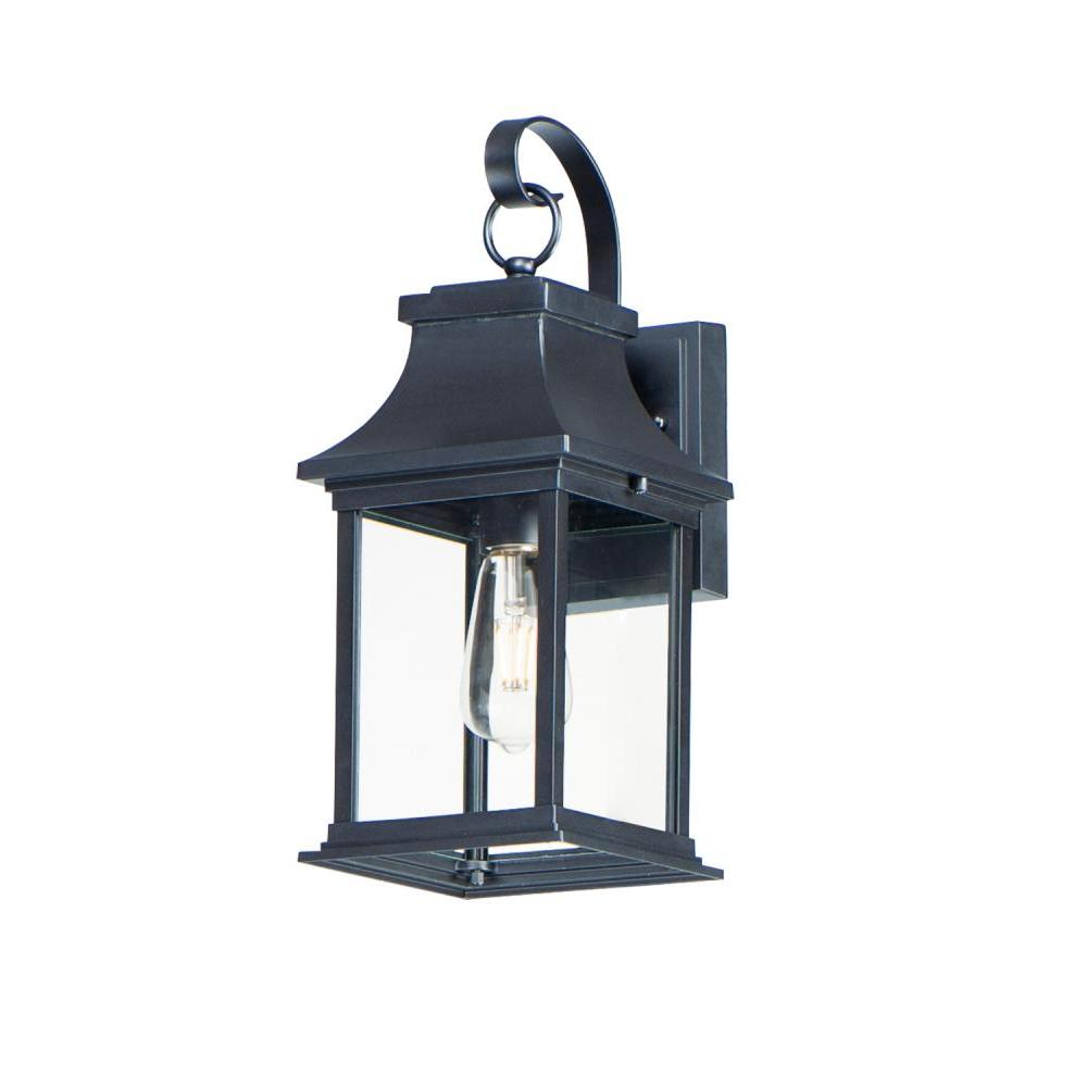 Maxim Lighting 30022CLBK Vicksburg 6.75 Inch Outdoor Wall Lantern – Black