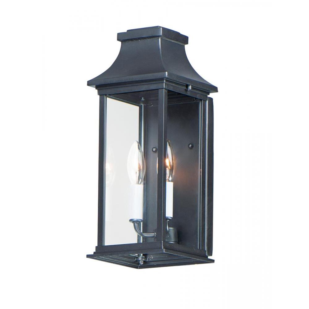 Maxim Lighting 30025CLBK Vicksburg 6.75 Inch Outdoor Wall Lantern – Black