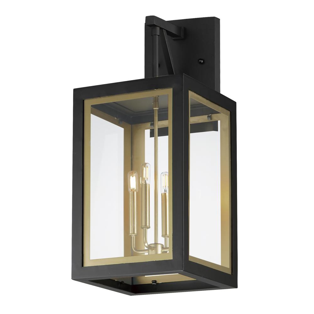 Maxim Lighting 30056CLBKGLD 12 Inch Outdoor Wall Sconce – Black / Gold
