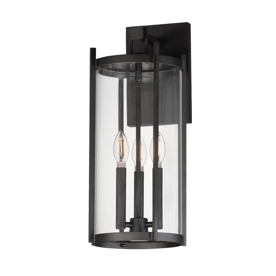 Maxim Lighting 30065CLBK Belfry 9 Inch Outdoor Hanging Lantern – Black