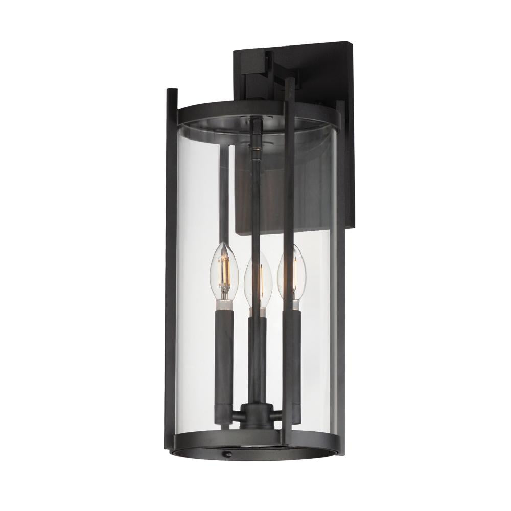 Maxim Lighting 30065CLBK Belfry 9 Inch Outdoor Hanging Lantern – Black