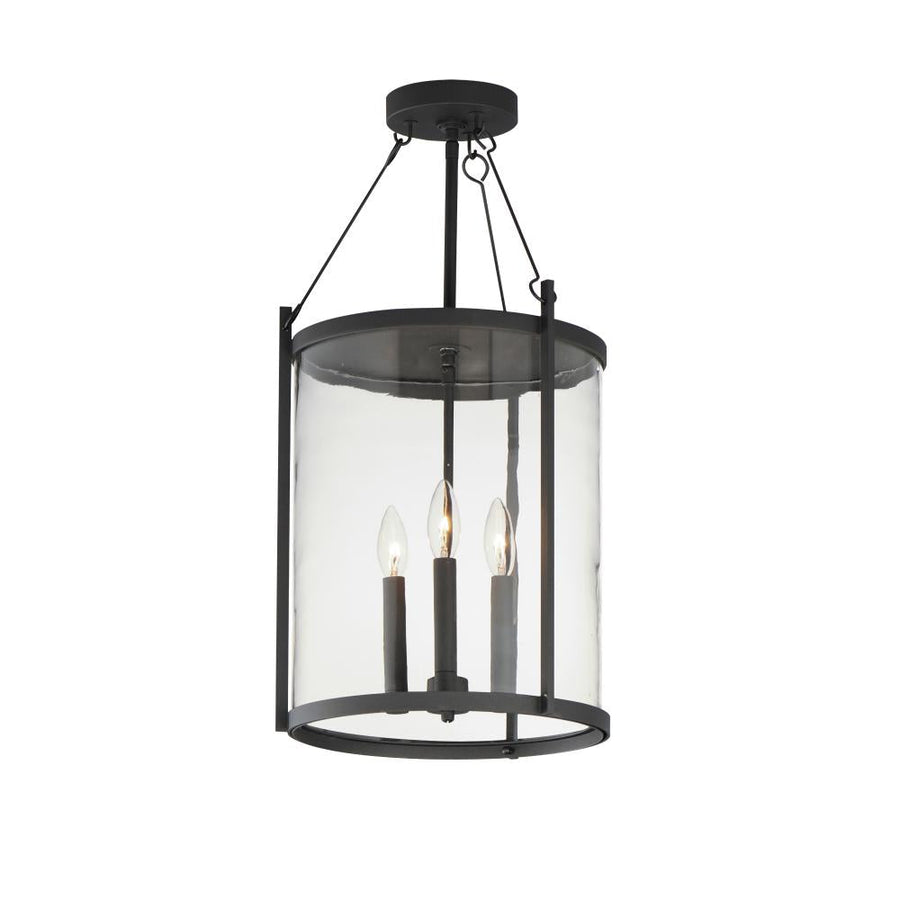 Maxim Lighting 30069CLBK Belfry-Outdoor Pendant - Black
