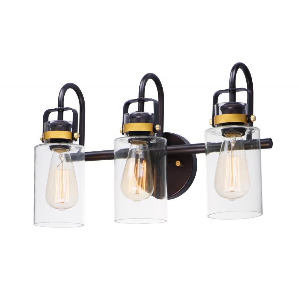 Maxim Lighting 30172CLBZGLD Magnolia 18.25 Inch Bathroom Vanity - Bronze / Gold