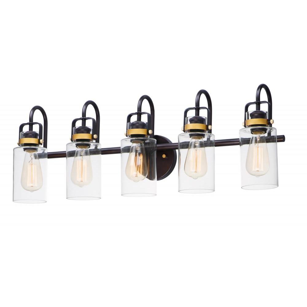 Maxim Lighting 30173CLBZGLD Magnolia 32 Inch Bathroom Vanity - Bronze / Gold