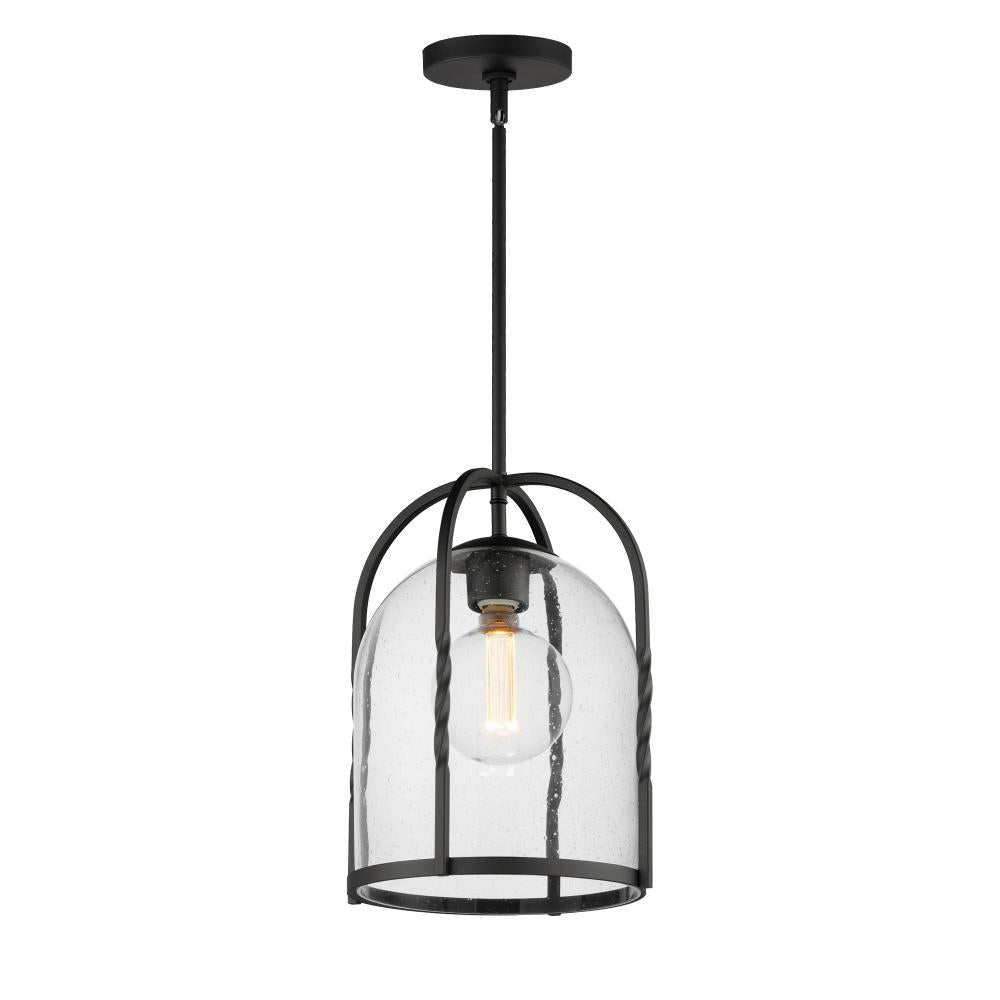 Maxim Lighting 30194CDBK Outdoor 11 Inch Pendant – Black