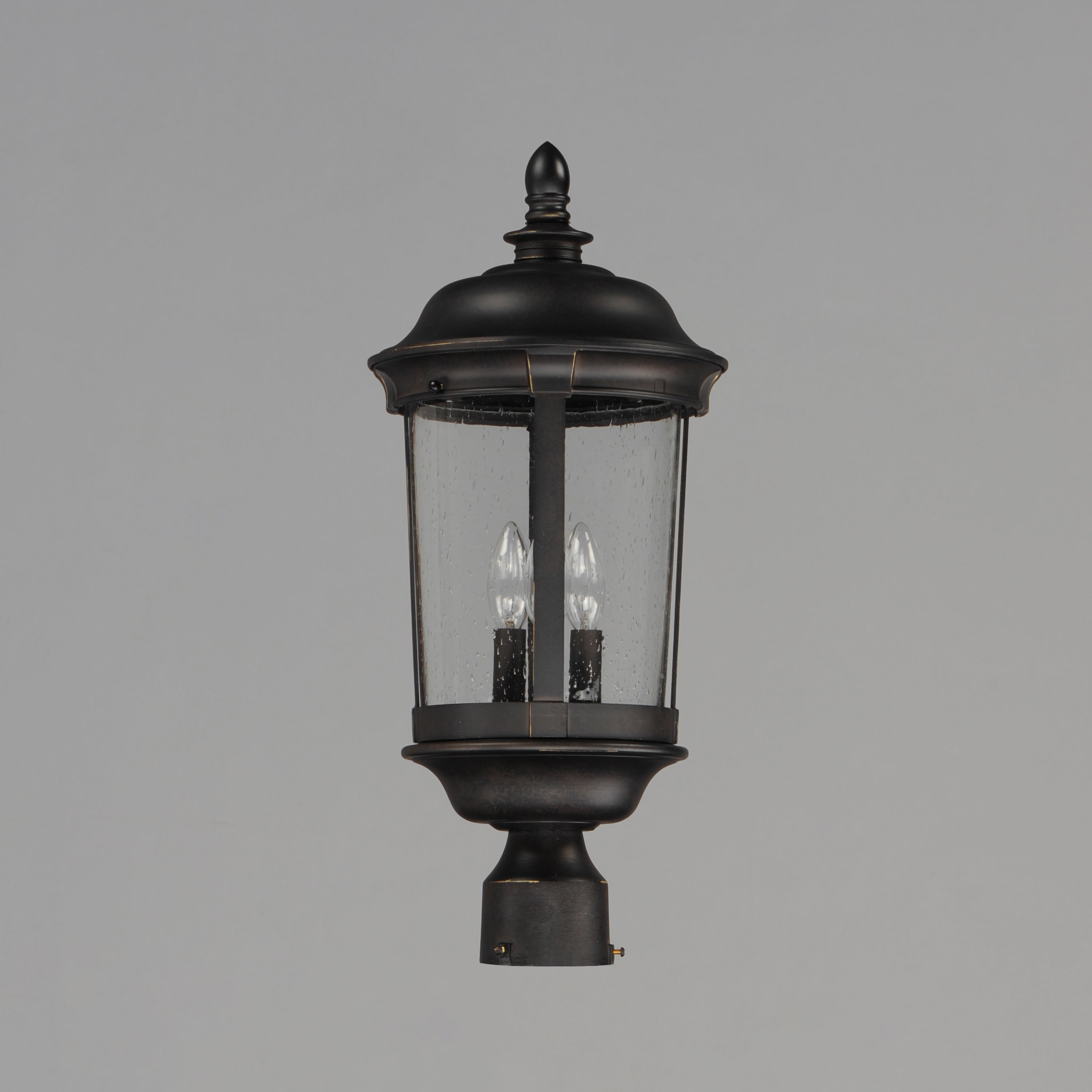 10 Inch Outdoor Pole/Post Mount – Bronze