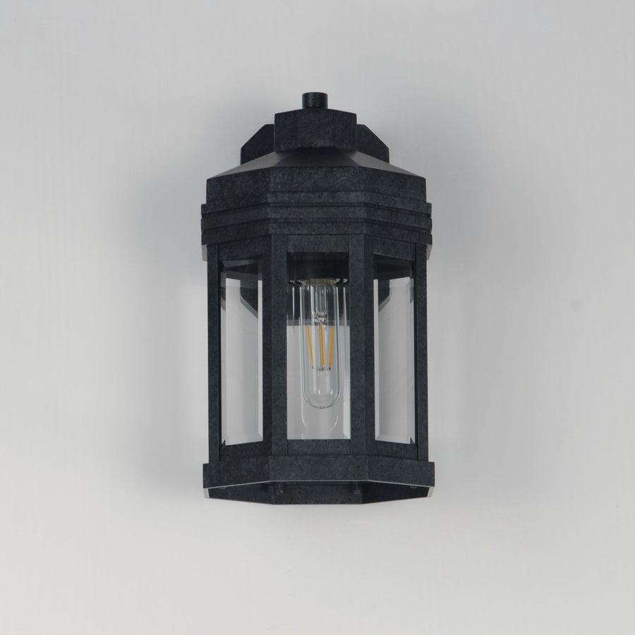Maxim Lighting 30221CLBKP Wright 7 Inch Outdoor Wall Lantern – Black Patina