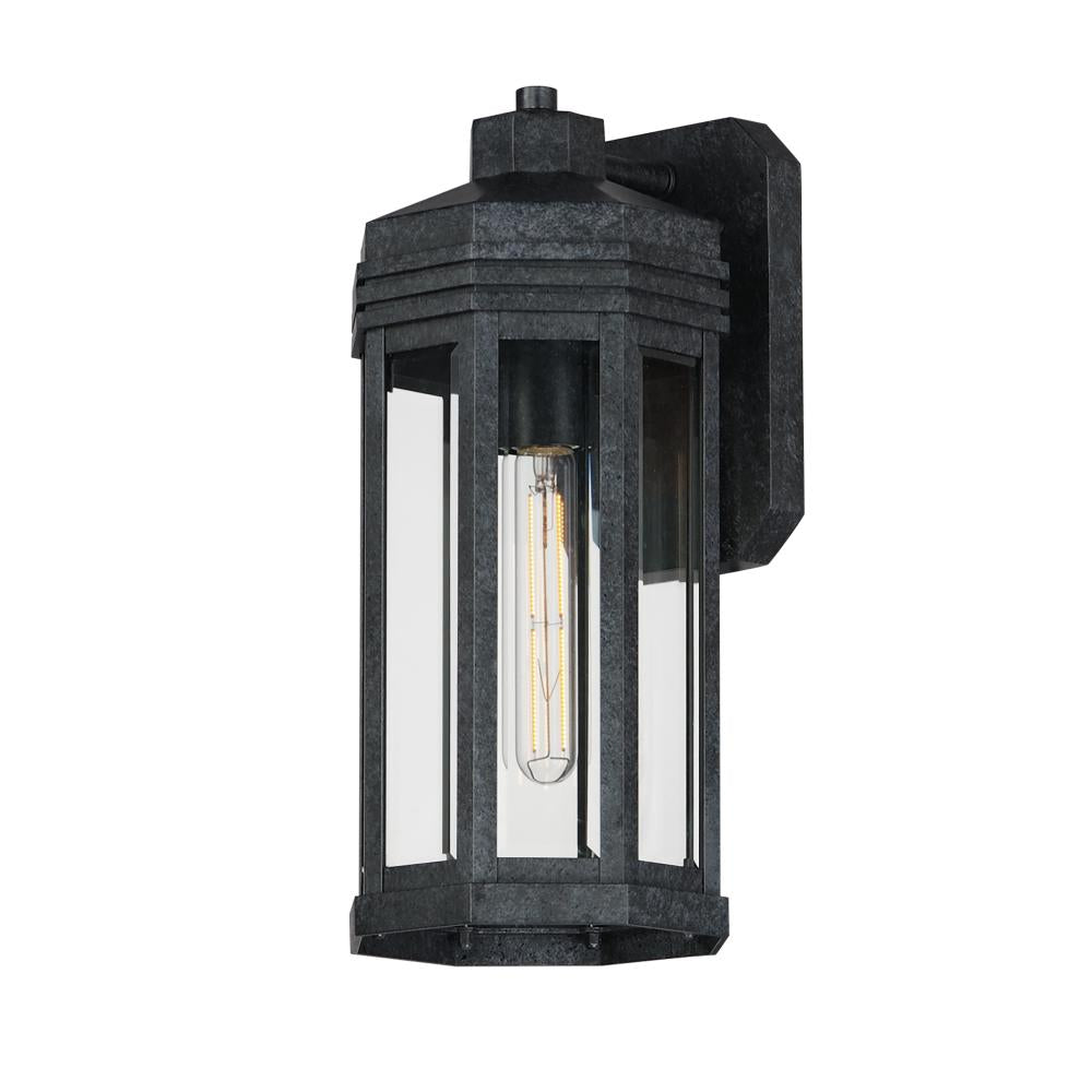 Maxim Lighting 30222CLBKP Wright 7 Inch Outdoor Wall Lantern – Black Patina