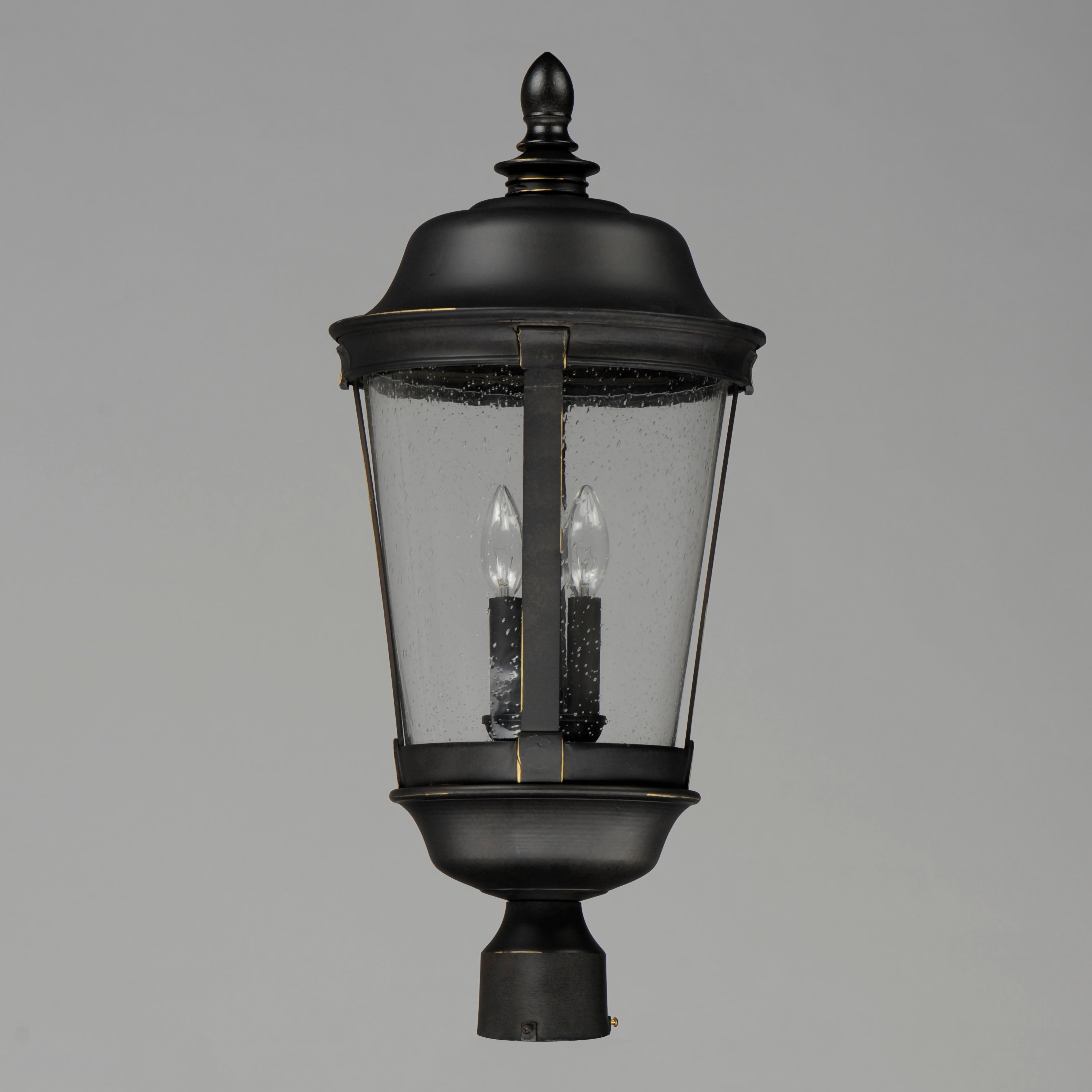 12 Inch Outdoor Pole/Post Mount – Bronze