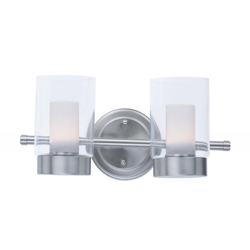 Maxim Lighting 30262CLFTSN Mod 14.25 Inch Bathroom Vanity - Satin Nickel