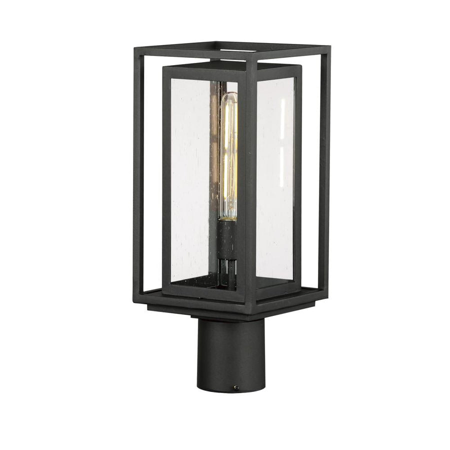 Maxim Lighting 3030CDBK Cabana 7 Inch Outdoor Post Lantern – Black