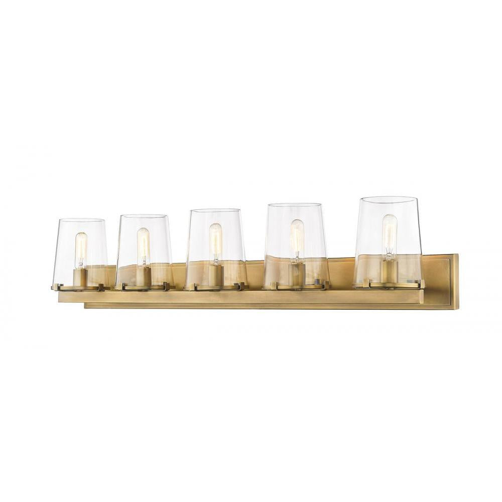 5 Light Vanity-Clear