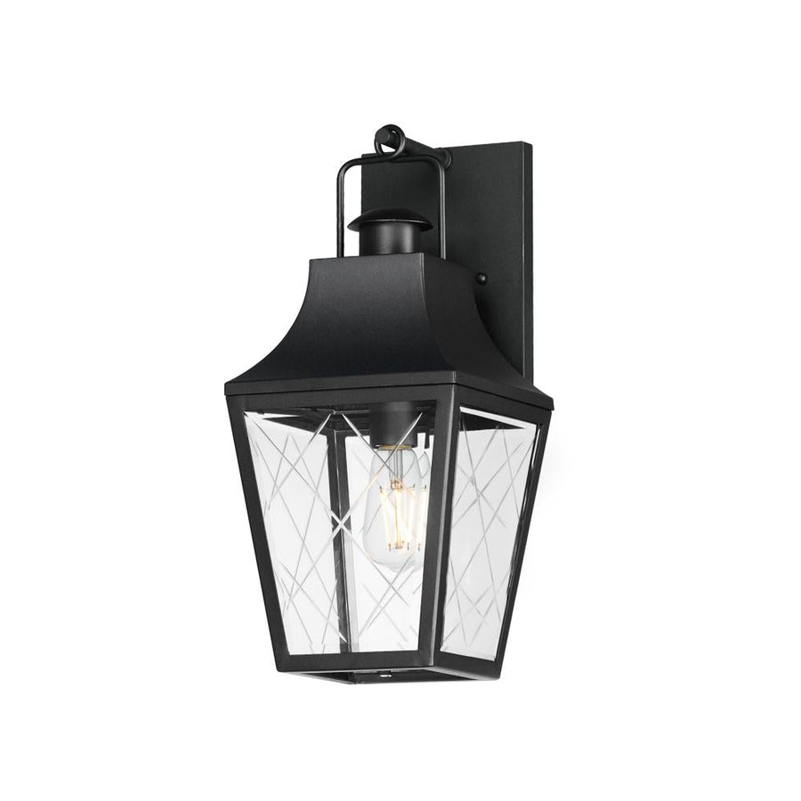 Maxim Lighting 30362CLBK Storybook 8 Inch Outdoor Hanging Lantern – Black