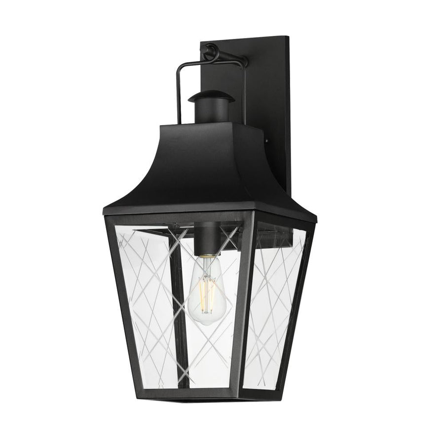 Maxim Lighting 30363CLBK Storybook 9.5 Inch Outdoor Hanging Lantern – Black