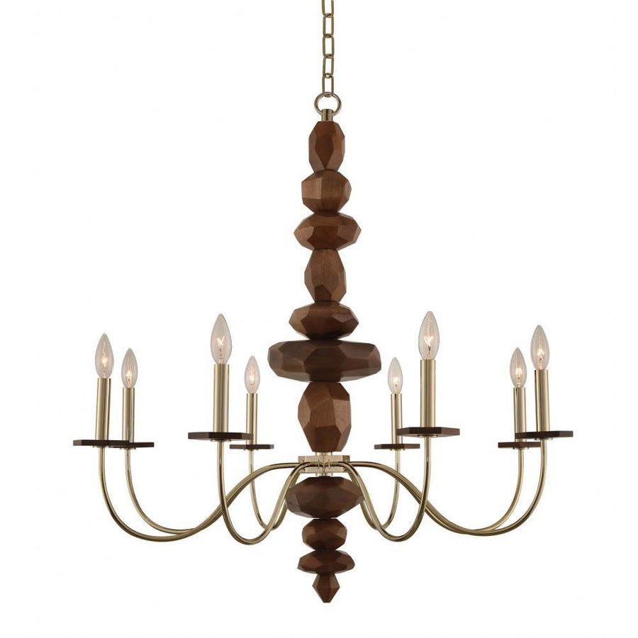 Lassen 34 Inch Chandelier – Champagne Gold – 304951CG