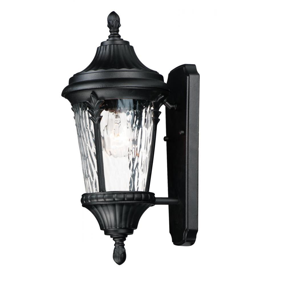 Maxim Lighting 3053WGBK Sentry 7 Inch Outdoor Wall Lantern – Black