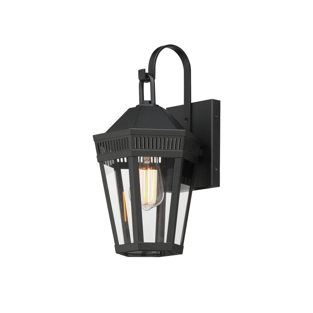 Maxim Lighting 30591CLBK Oxford 7.5 Inch Outdoor Wall Lantern – Black