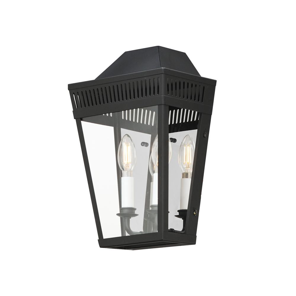 Maxim Lighting 30593CLBK Oxford 9.5 Inch Outdoor Wall Lantern – Black