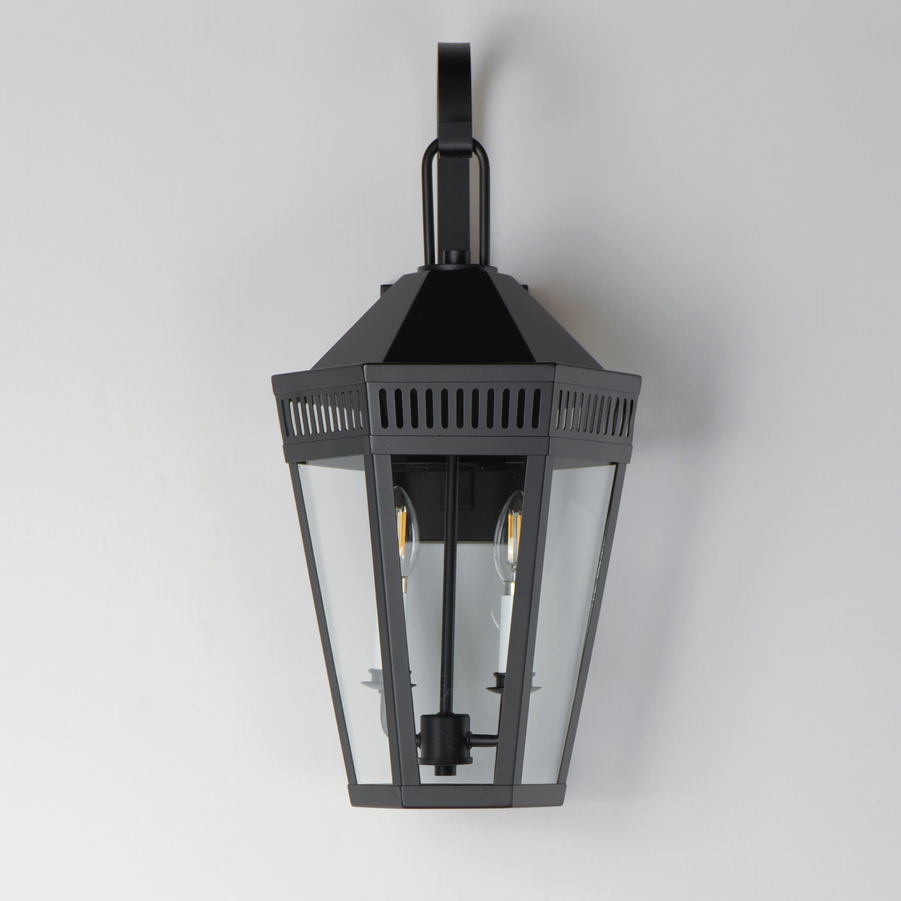 11 Inch Outdoor Wall Sconce – Black