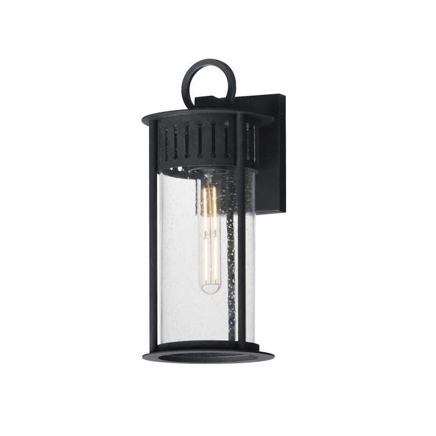 Maxim Lighting 30632CDBKP Windsor 6.5 Inch Outdoor Wall Lantern – Black Patina