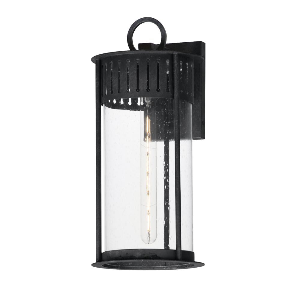 Maxim Lighting 30633CDBKP Windsor 8 Inch Outdoor Wall Lantern – Black Patina