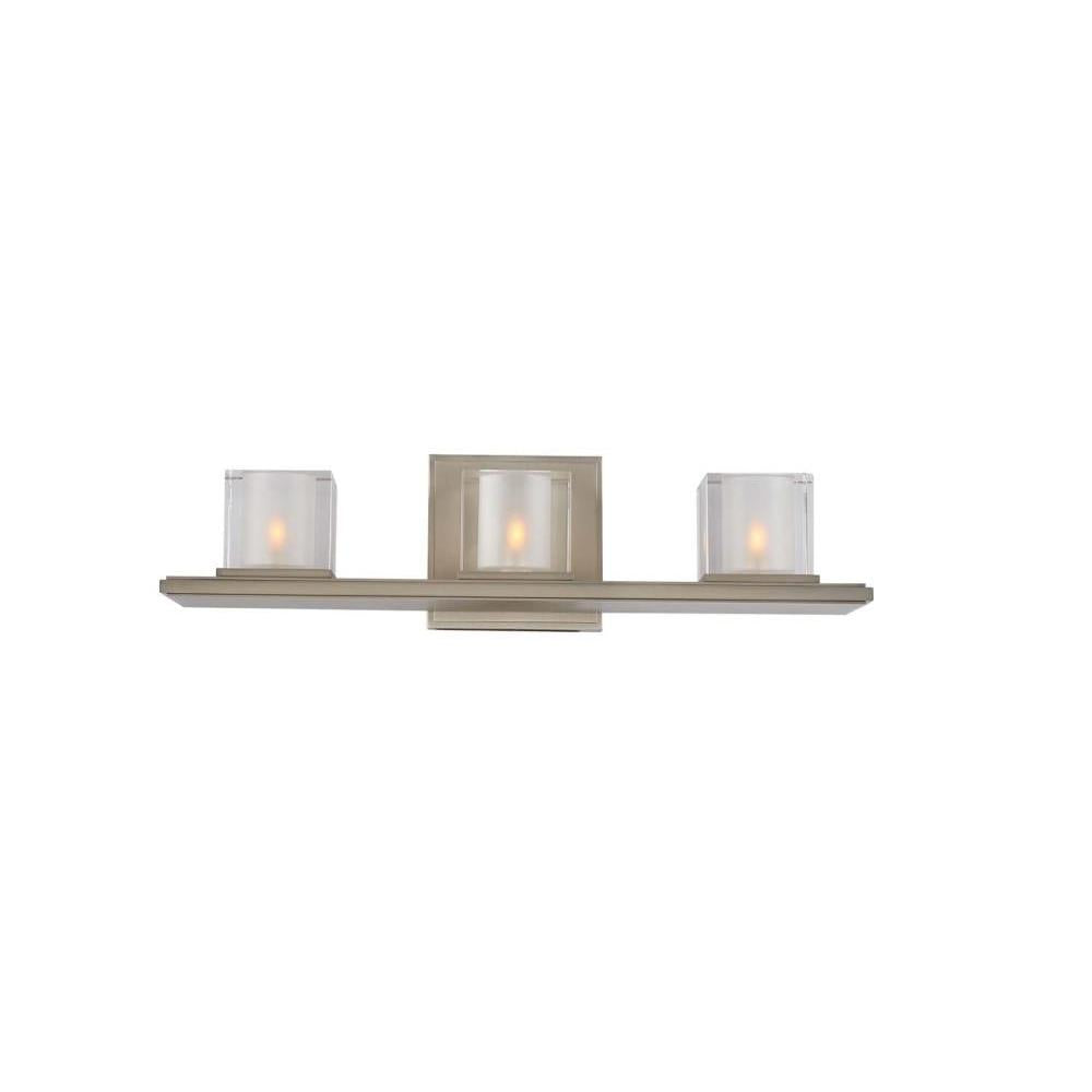 Naples 20 Inch Bath Vanity Light – Satin Nickel – 306433SN