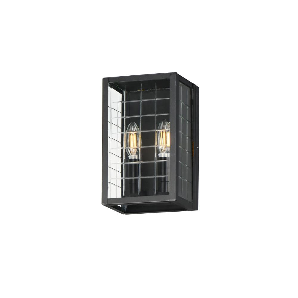 Maxim Lighting 30691CLBK Magnus 6.25 Inch Outdoor Wall Lantern – Black
