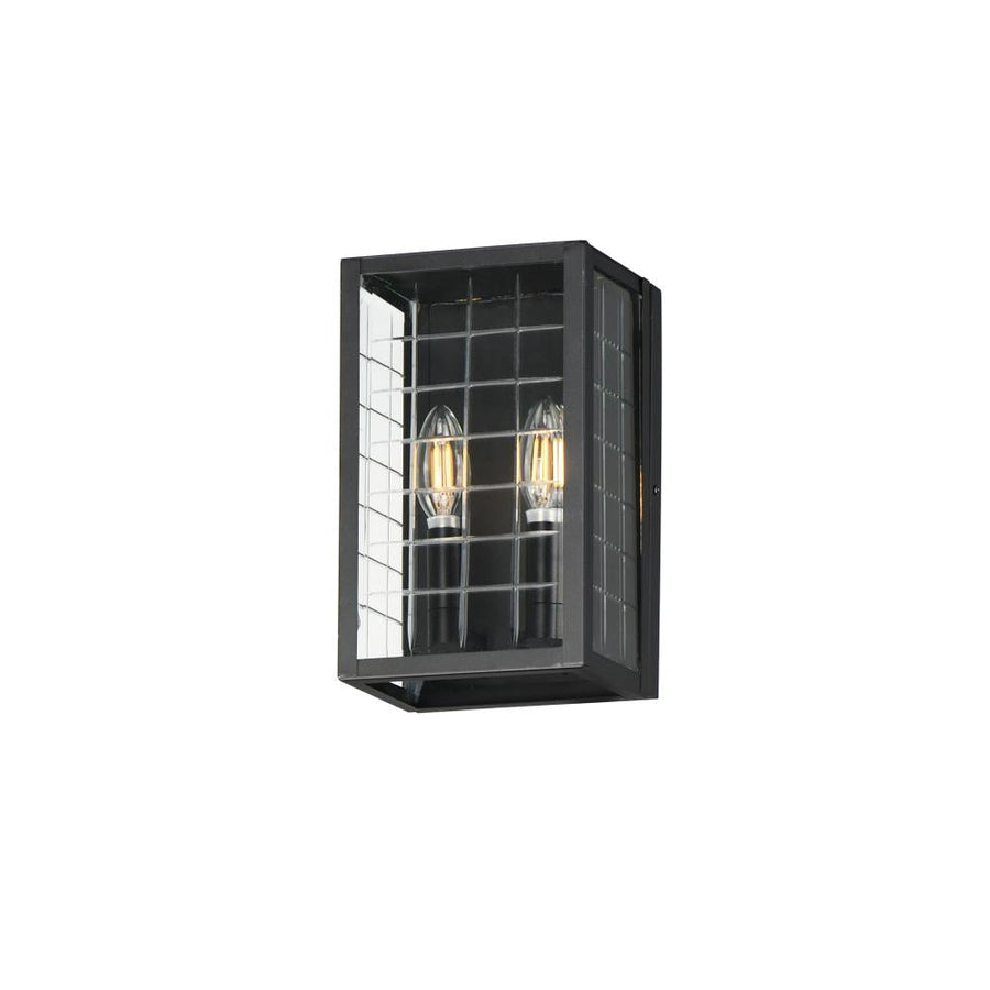 Maxim Lighting 30691CLBK Magnus 6.25 Inch Outdoor Wall Lantern – Black