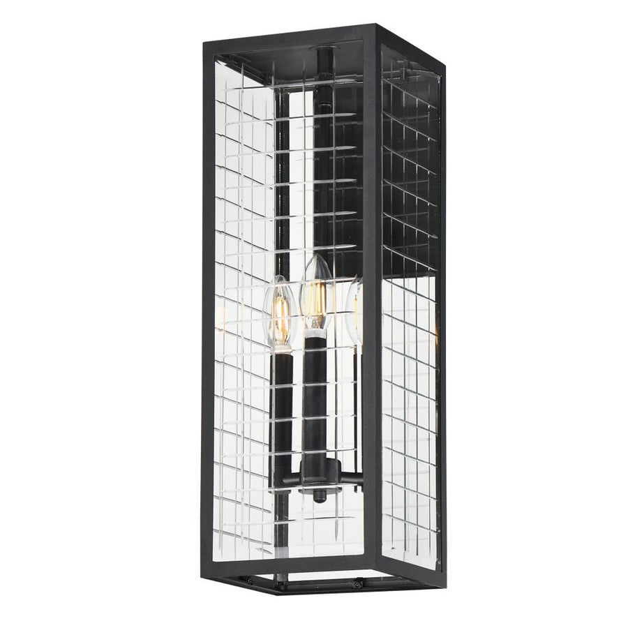 Maxim Lighting 30694CLBK Magnus 7 Inch Outdoor Wall Lantern – Black