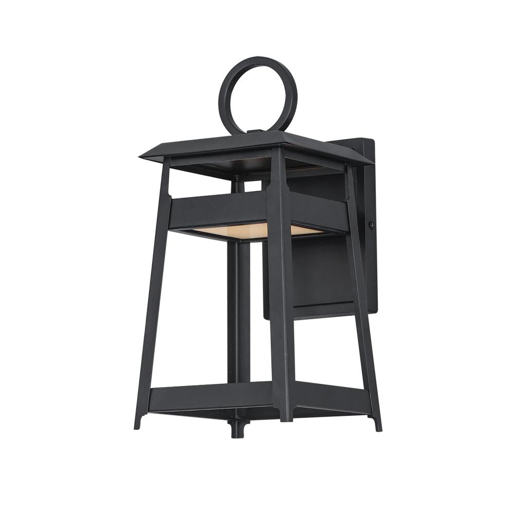 Maxim Lighting 30742BK Pagoda 6.5 Inch Outdoor Wall Lantern – Black