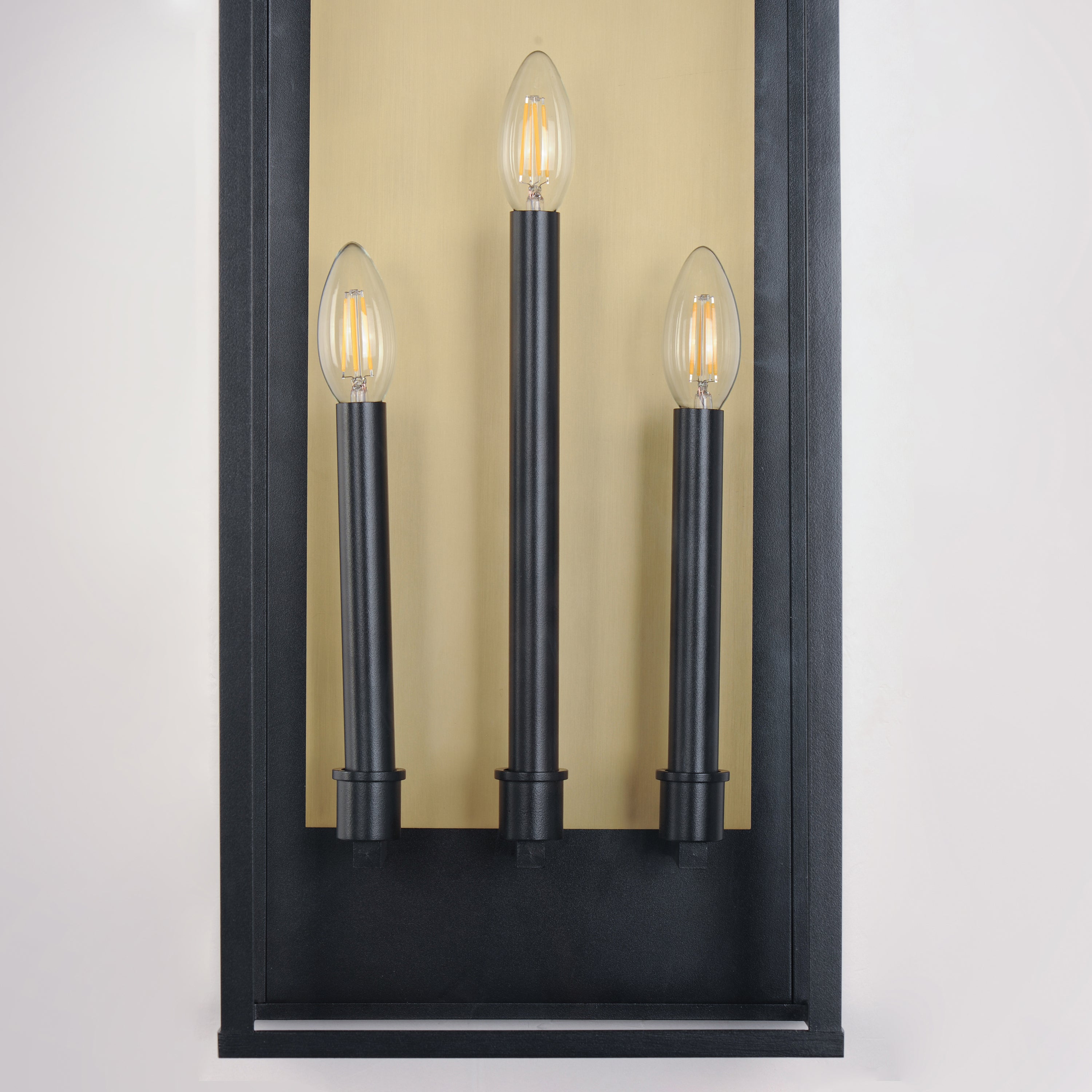 11 Inch Outdoor Wall Sconce – Black