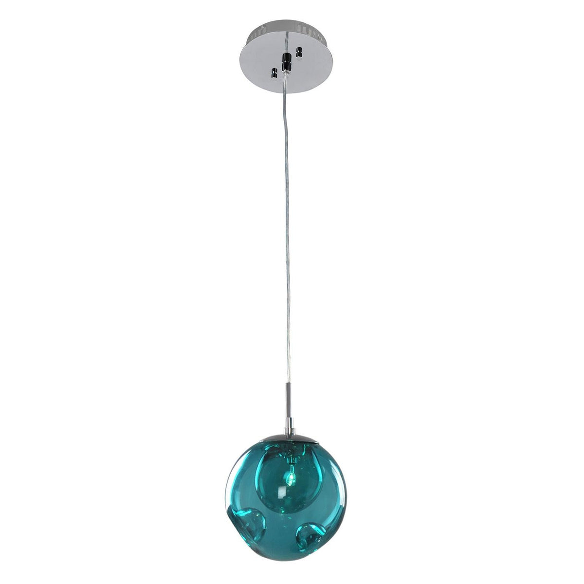 Meteor 6 Inch Pendant – Chrome – 309510CH/AQUA