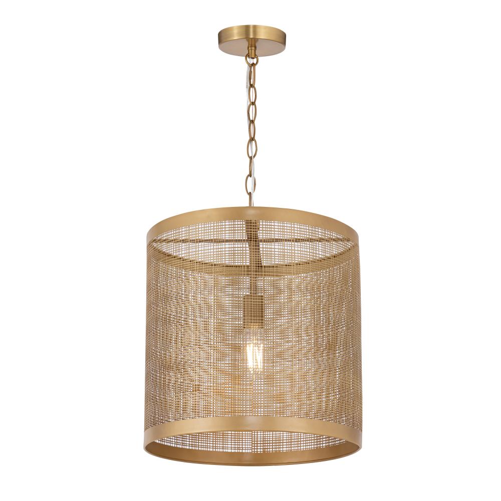 Maxim Lighting 31222GLD Hatcher 15 Inch Semi Flush Mount Light – Gold
