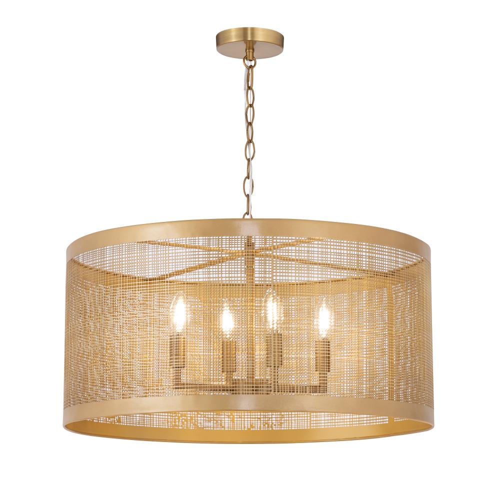 Maxim Lighting 31224GLD Hatcher 24 Inch Pendant – Gold