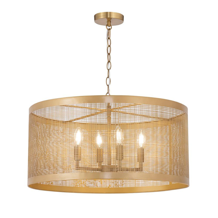 Maxim Lighting 31224GLD Hatcher 24 Inch Pendant – Gold