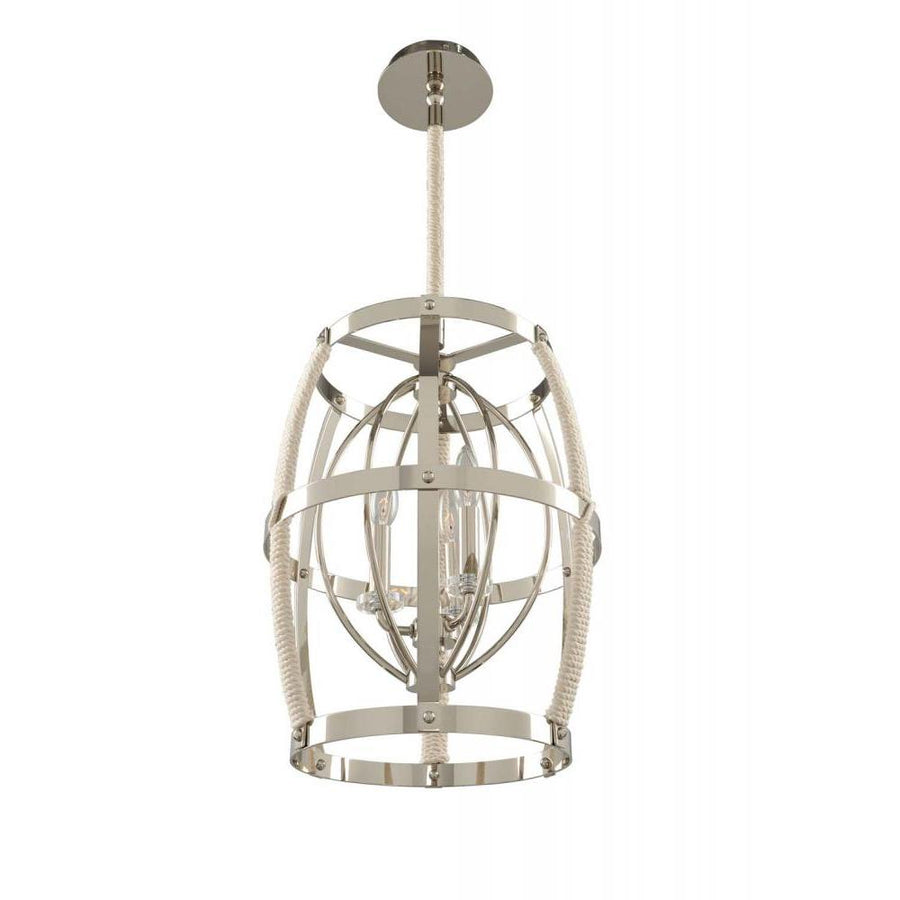 Bradbury 15 Inch Pendant – Polished Nickel – 312551PN