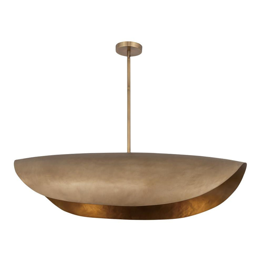 Maxim Lighting 31268NG Denarii 43 Inch Linear Pendant – Natural Gold