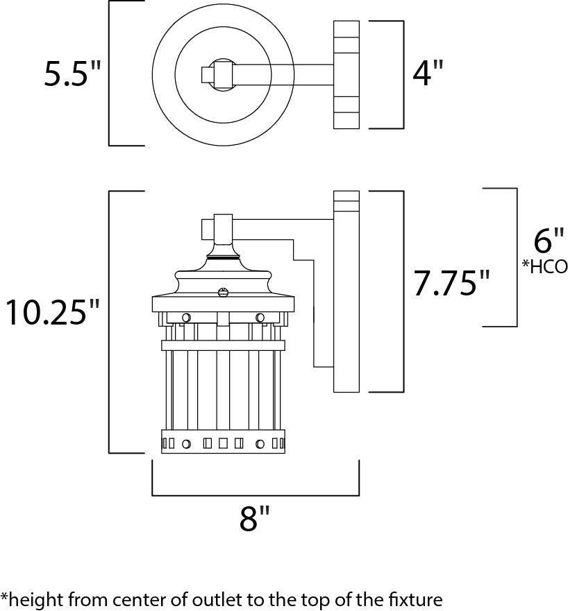 Santa Barbara DC-Outdoor Wall Mount