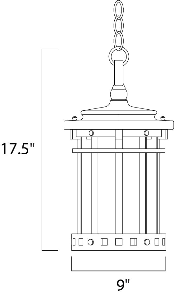 Santa Barbara DC-Outdoor Hanging Lantern